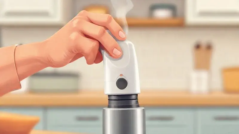 Ilustração de mãos de diferentes idades usando um acendedor de fogão ergonômico, simbolizando a facilidade de uso para toda a família.