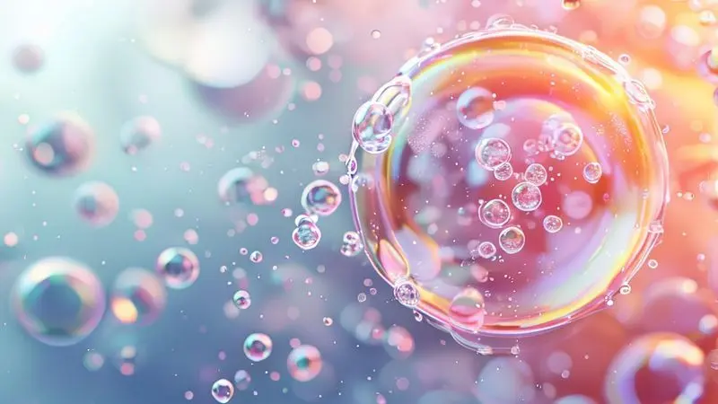 Ilustração conceitual do teste da espuma de sabão para detectar vazamentos em conexões de gás